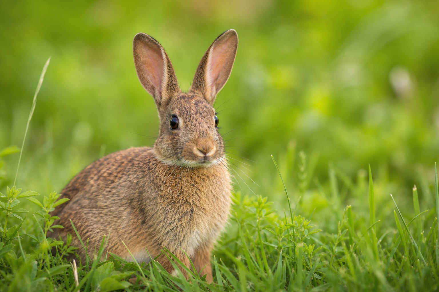 Rabbit in grass